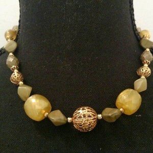 Vintage Robert Rose Beaded Necklace, EUC